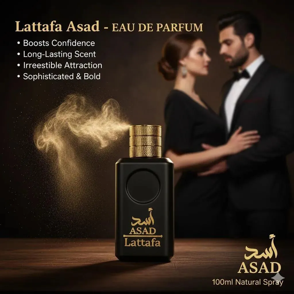 Latafa Asad Eau de Parfum 100ml Long Lasting Scent - Image 4