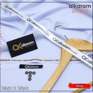 White Unstitched Suit for Men Wash N Wear