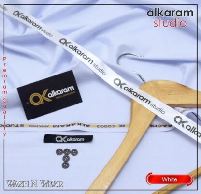 White Unstitched Suit for Men Wash N Wear
