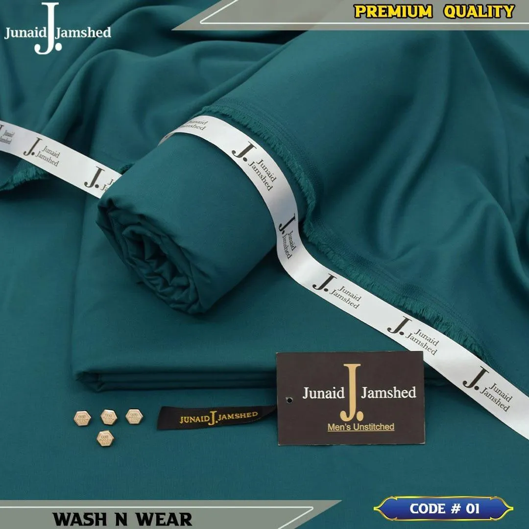 Men's Unstitched Green Shalwar Kameez All Season Wash & Wear - Image 2
