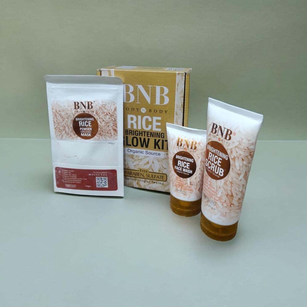 Premium Quality Whitening Facial Kit with Rice Powder - Image 2
