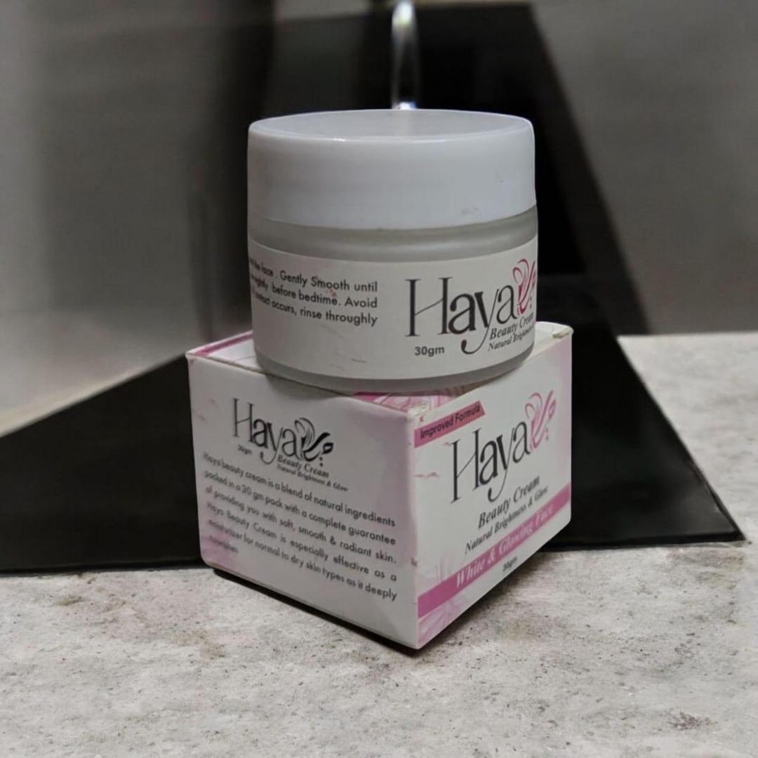 Haya Beauty Cream Whitening Anti-Aging Moisturizer for All Skin Types - Image 2