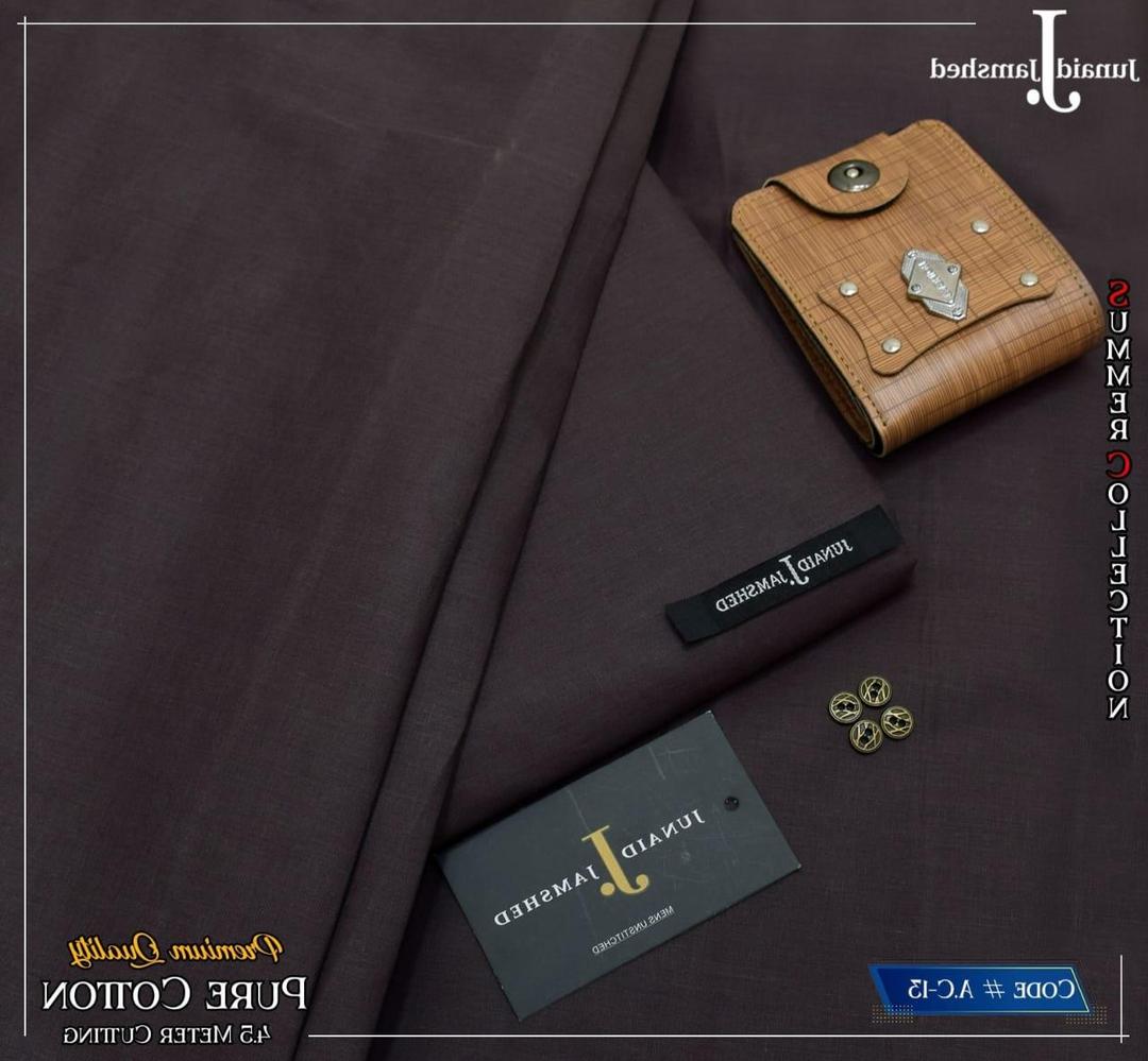 Men Pure Cotton Plain Brown Suit 4.5m AC6 - Image 2