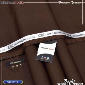 Premium Brown Boski Plain Suit for Men