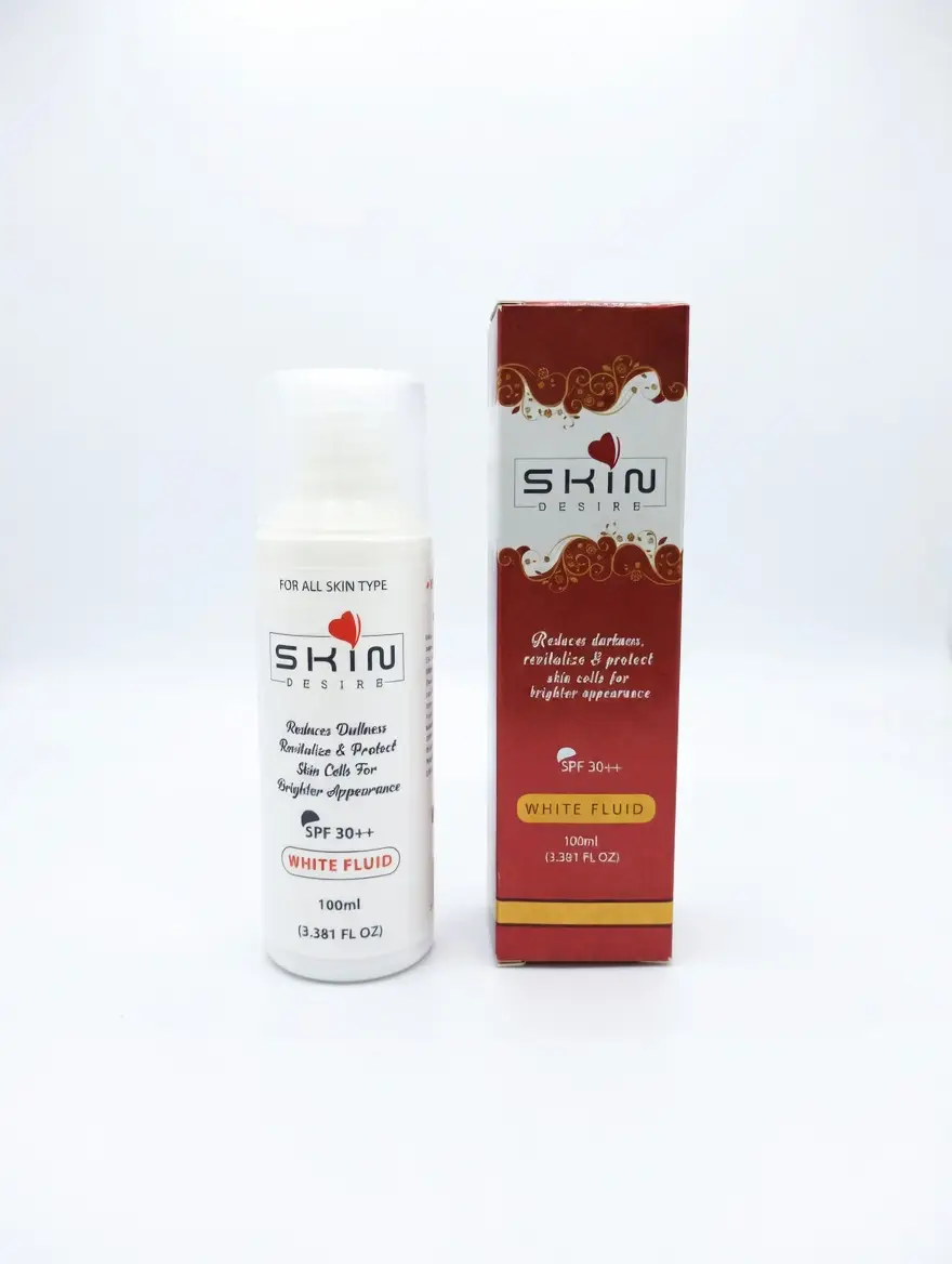 SPF 30++ White Fluid Sun Block