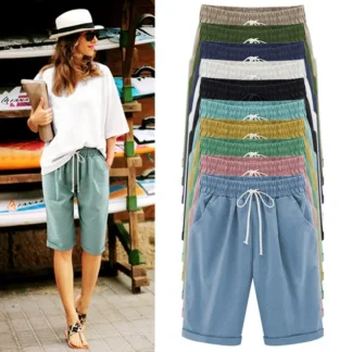 Women Loose Summer Casual Pants Plus Size 7XL