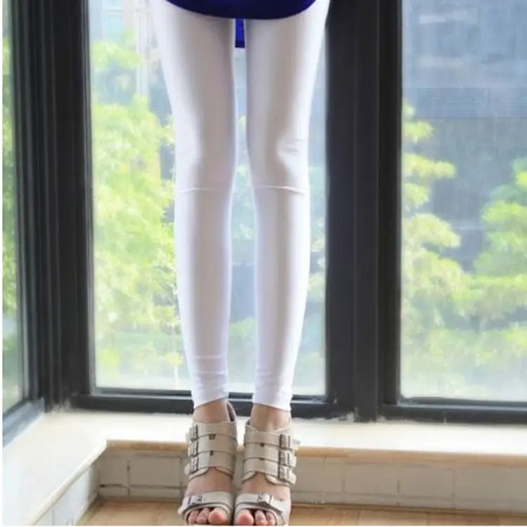 Women's Stretch Slimming Leggings Plus Size Candy Color Summer - Image 2