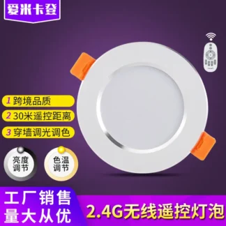 Modern LED Downlight 8cm Remote Control Living Room Bedroom