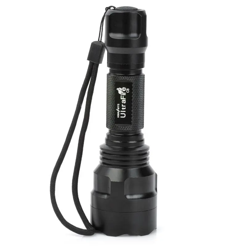 Ultra Bright C8 Flashlight Black Multi Color Durable - Image 3