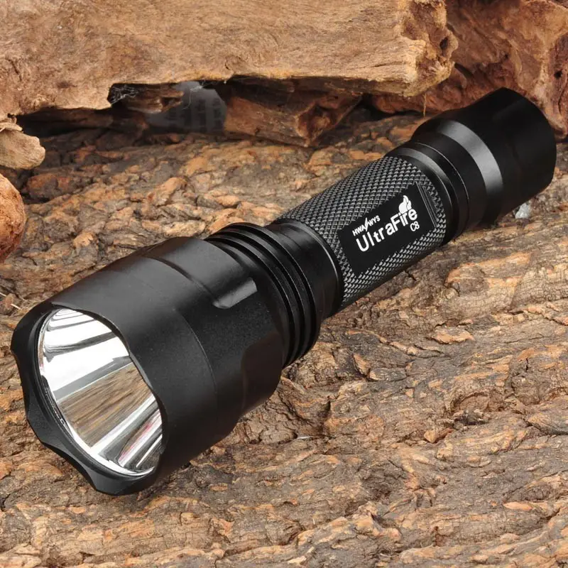 Ultra Bright C8 Flashlight Black Multi Color Durable - Image 6