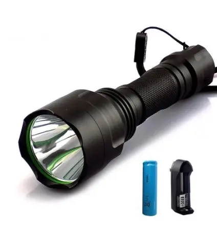 Ultra Bright C8 Flashlight Black Multi Color Durable - Image 7
