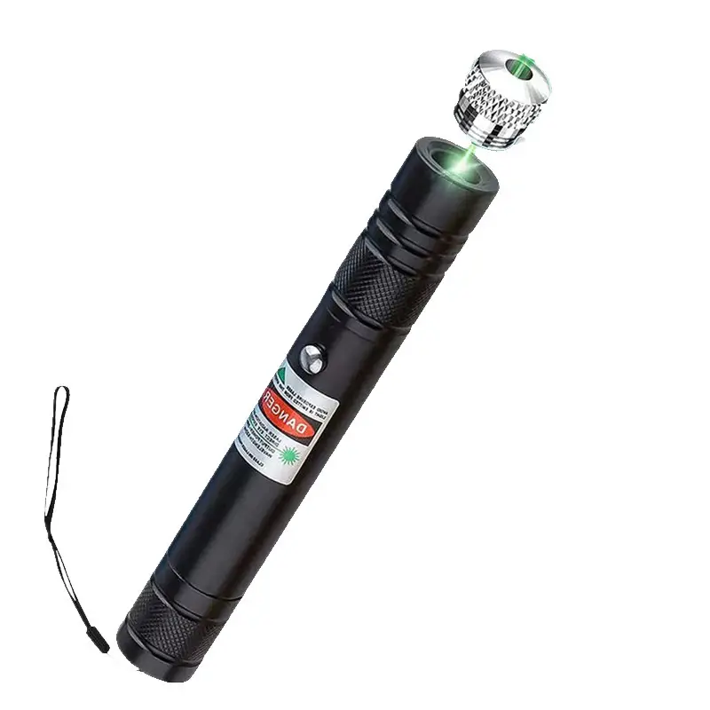 USB Rechargeable Laser Pointer Green Hexagonal Beam - Image 5
