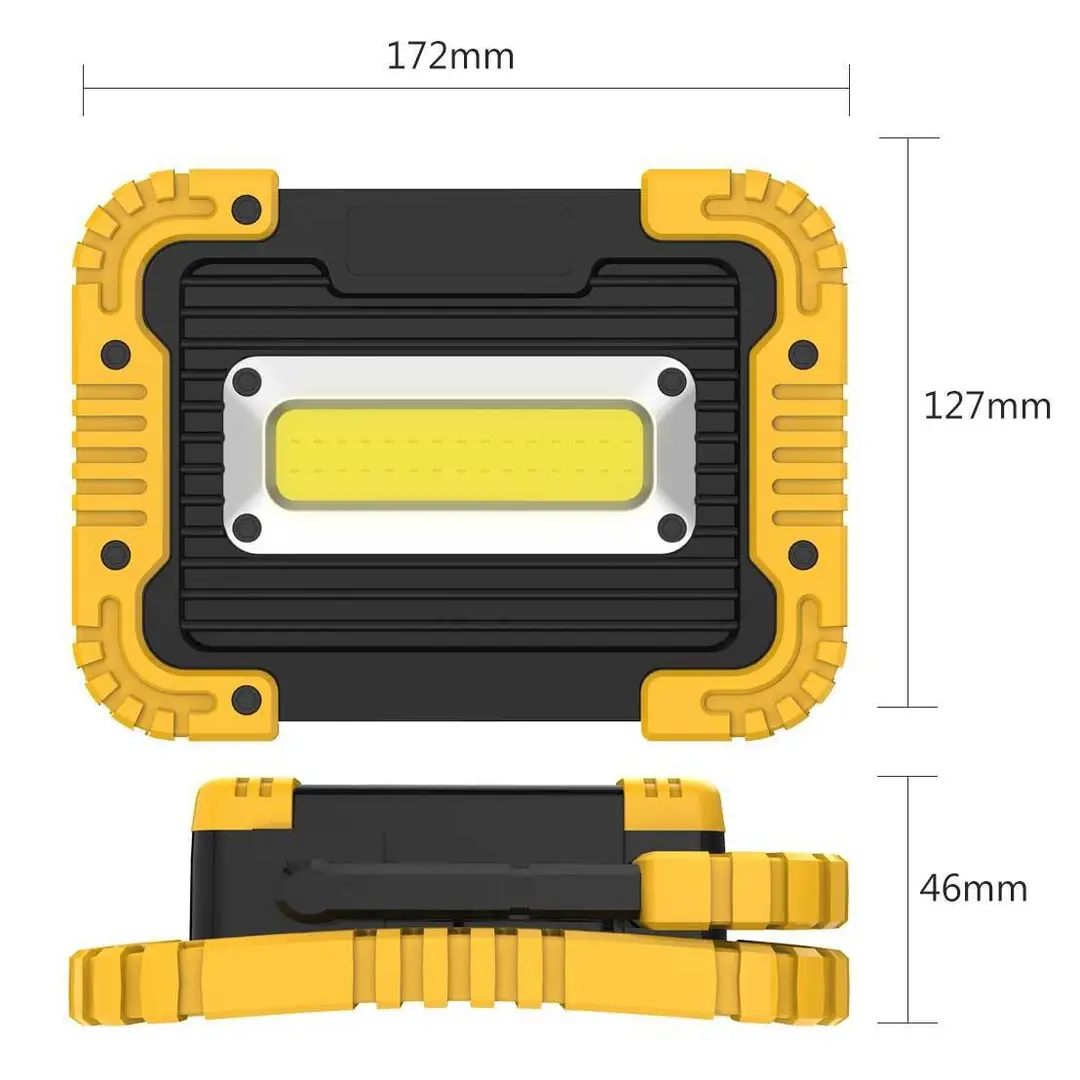 10W LED Floodlight for Outdoor & Emergency Use - Image 4