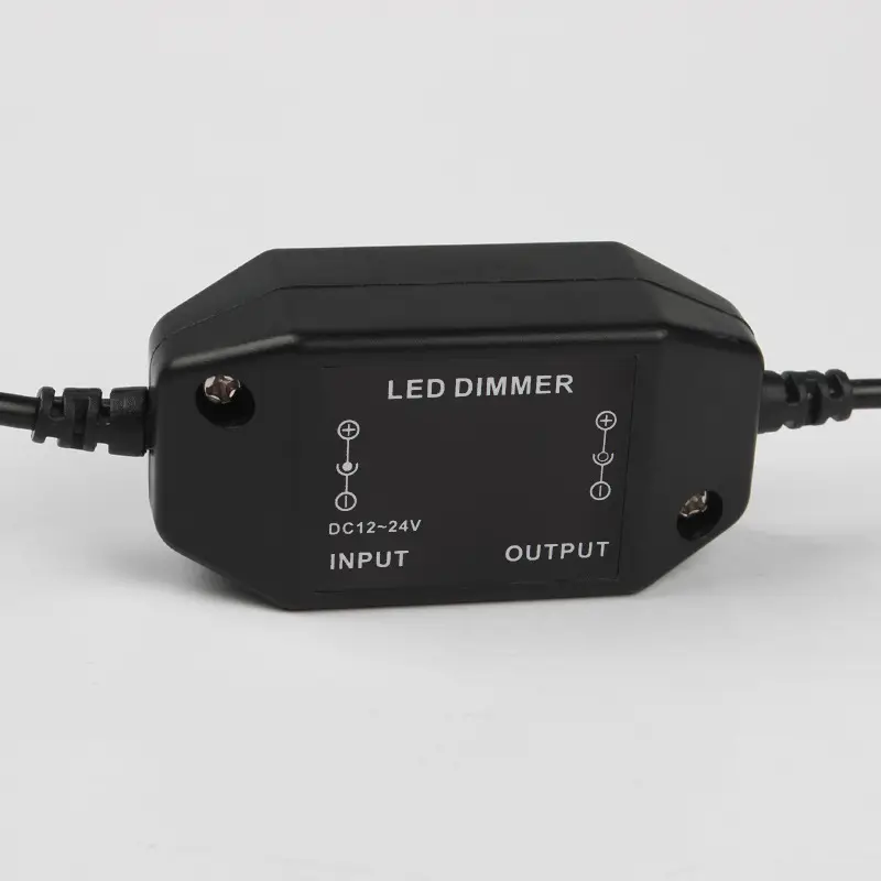 LED Dimmer Switch 12-24V Black Stepless Control - Image 3