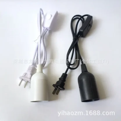 E27 Lamp Holder with Built-in Switch