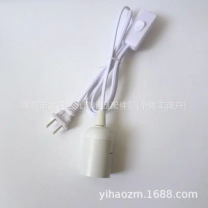E27 Lamp Holder with Built-in Switch