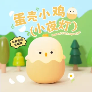 Rechargeable Eggshell Chick Night Light for Kids