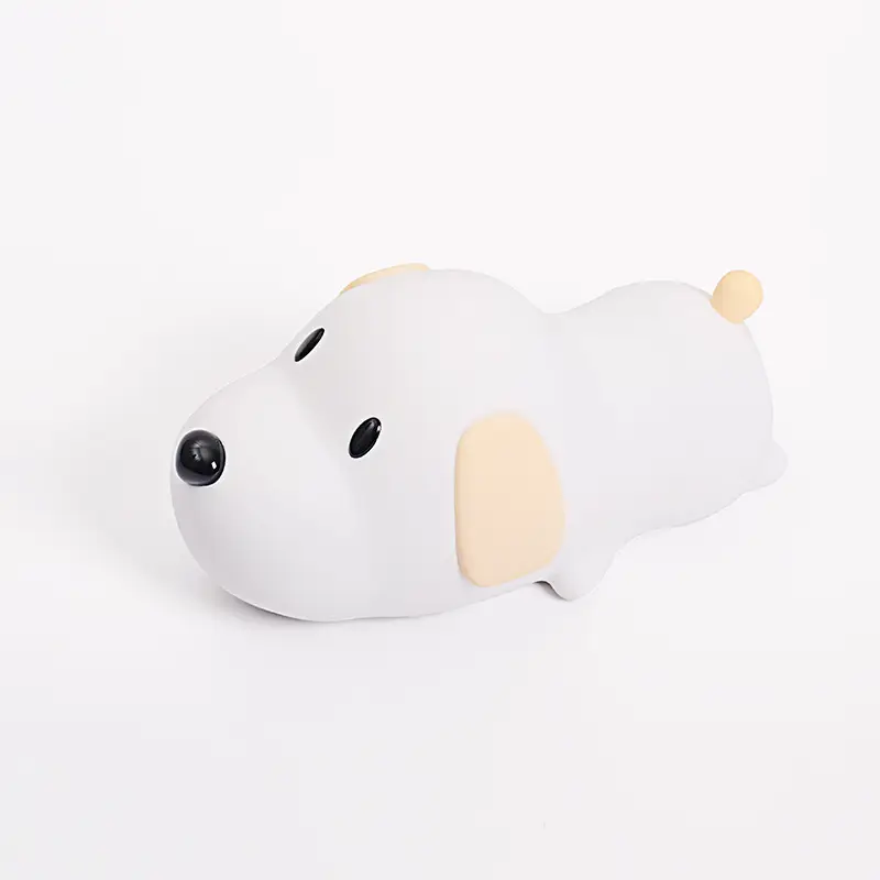 USB Rechargeable Silicone Mouse Night Light for Kids Room