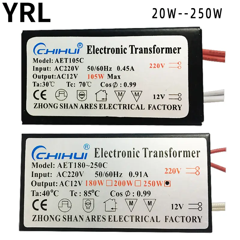 High Efficiency 12V Halogen Lamp Transformer AC220V - Image 3