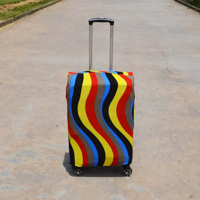 Polka Dot Luggage Cover 18-28 Inch Elastic Dust Protector - Image 6