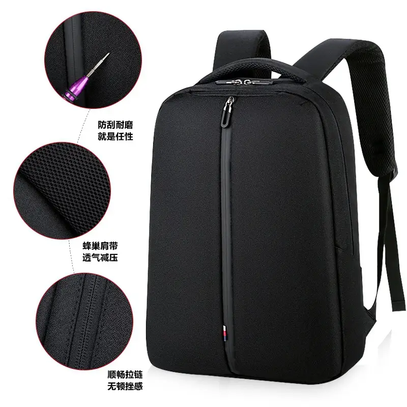 Waterproof Student Backpack with Laptop Sleeve & Multiple Compartment - Image 3