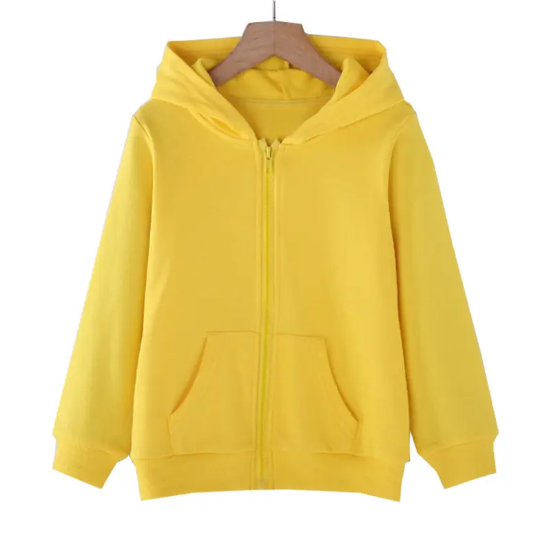 Red Full-Zip Hooded Jacket for Kids - Image 4