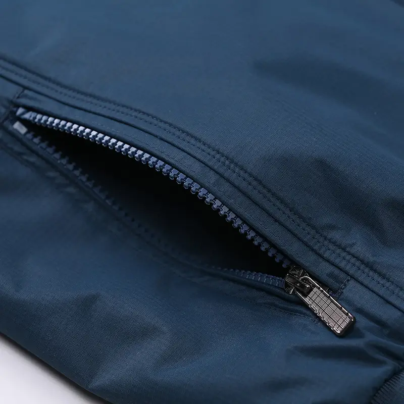 Men Blue Casual Thickened Jacket Autumn Loose Fit - Image 4