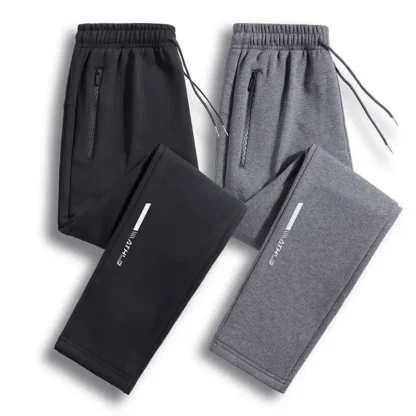 Men Loose Jogger Pants Black Navy Plus Size Autumn