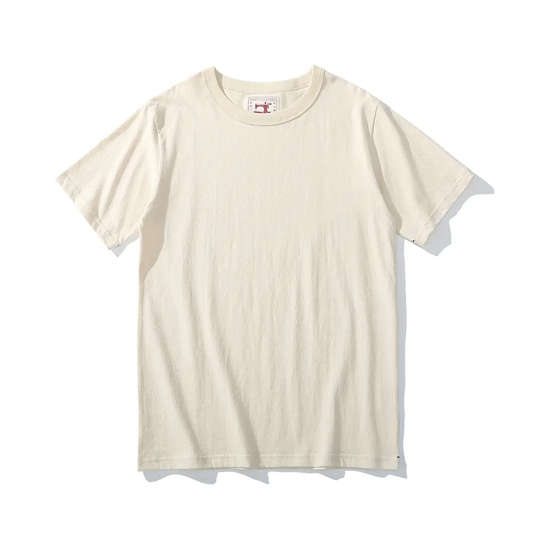 250g Heavy Cotton T-Shirt Plain Neutral Men - Image 5