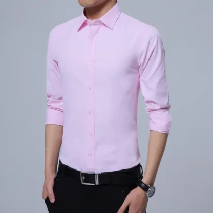Men Slim Fit Long Sleeve