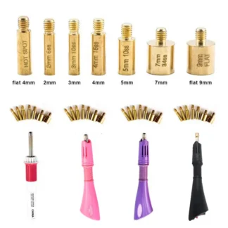 Hot Drilling Machine Set 7mm Tips for Jewelry & DIY