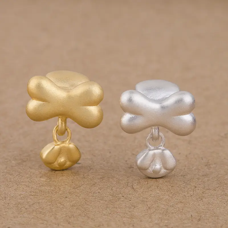 Bone Paw Charm S999 Silver for Women - Image 4
