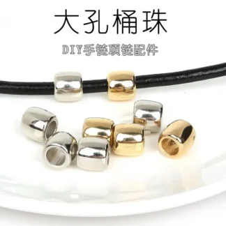 DIY Large Hole Bucket Beads for Jewelry Making
