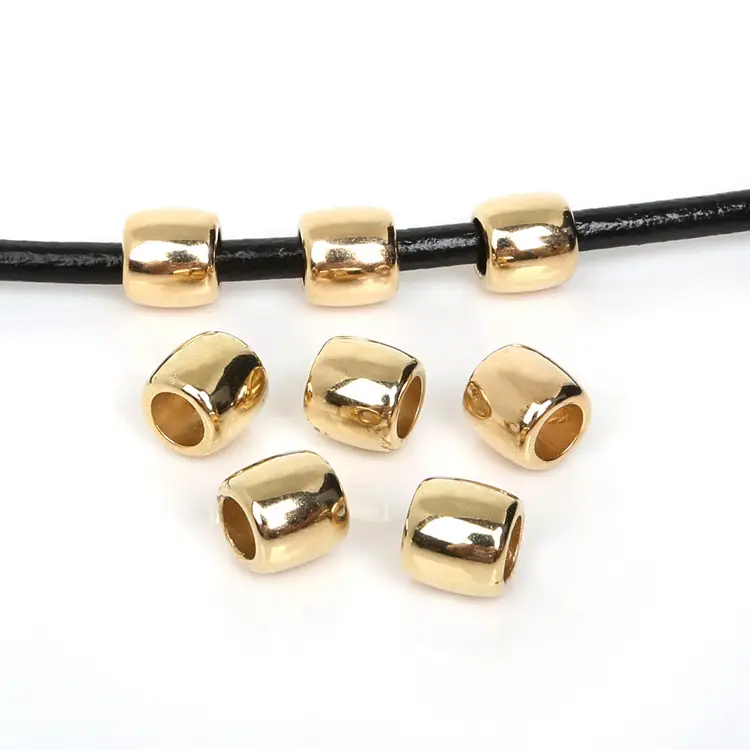 DIY Large Hole Bucket Beads for Jewelry Making - Image 4