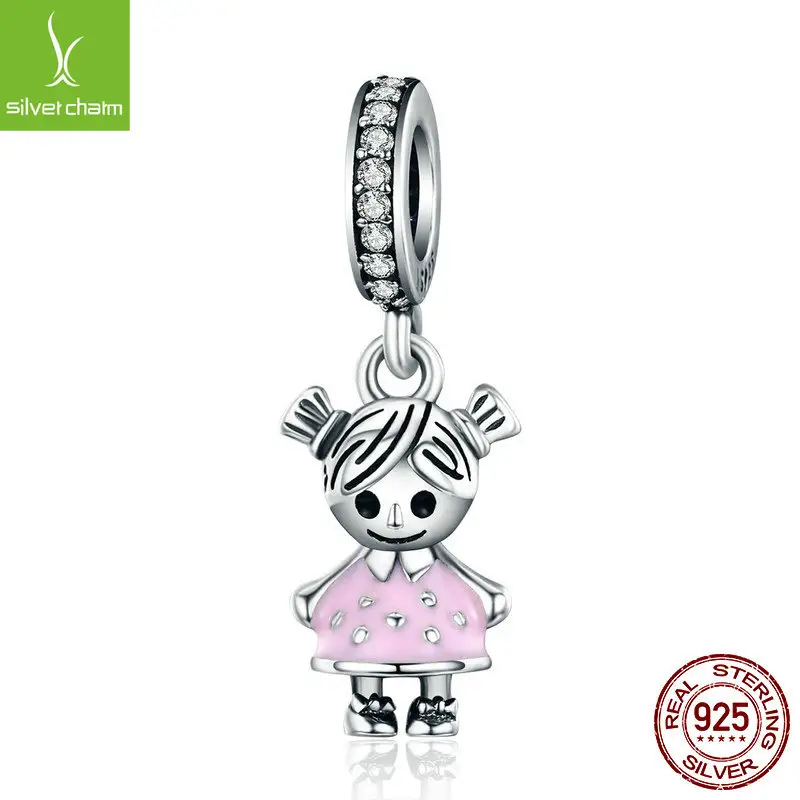 925 Sterling Silver Robot Charm Bracelets for Girls - Image 2