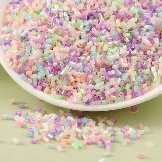 Pastel Glass Beads for Craft & Home Decor