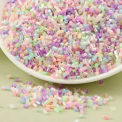 Pastel Glass Beads for Craft & Home Decor