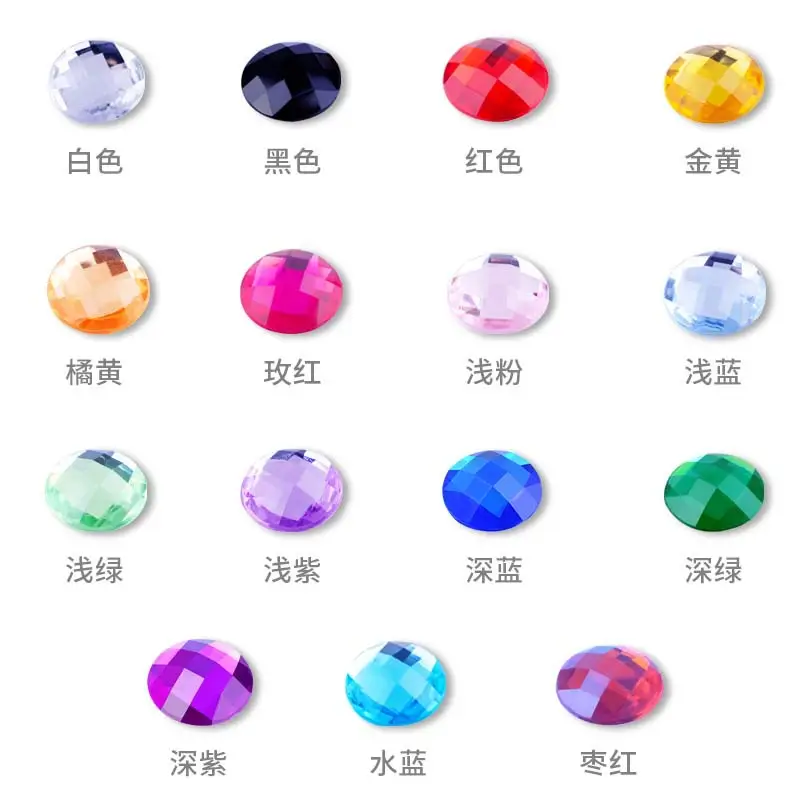 Vibrant Acrylic Rhinestones for Jewelry & Decor - Image 3