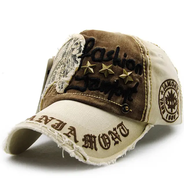 Men Casual Baseball Cap with Embroidered Design - Image 3