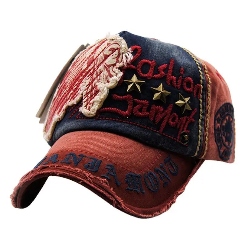 Men Casual Baseball Cap with Embroidered Design - Image 4