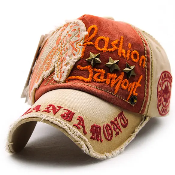 Men Casual Baseball Cap with Embroidered Design - Image 5