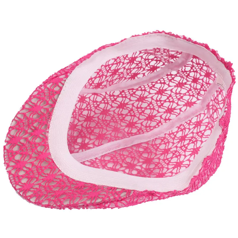 Lace Beret Cap for Women Summer Sun Protection Multi Color - Image 4