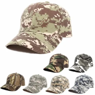 Digital Camo Baseball Cap for Men Women Hot Weather