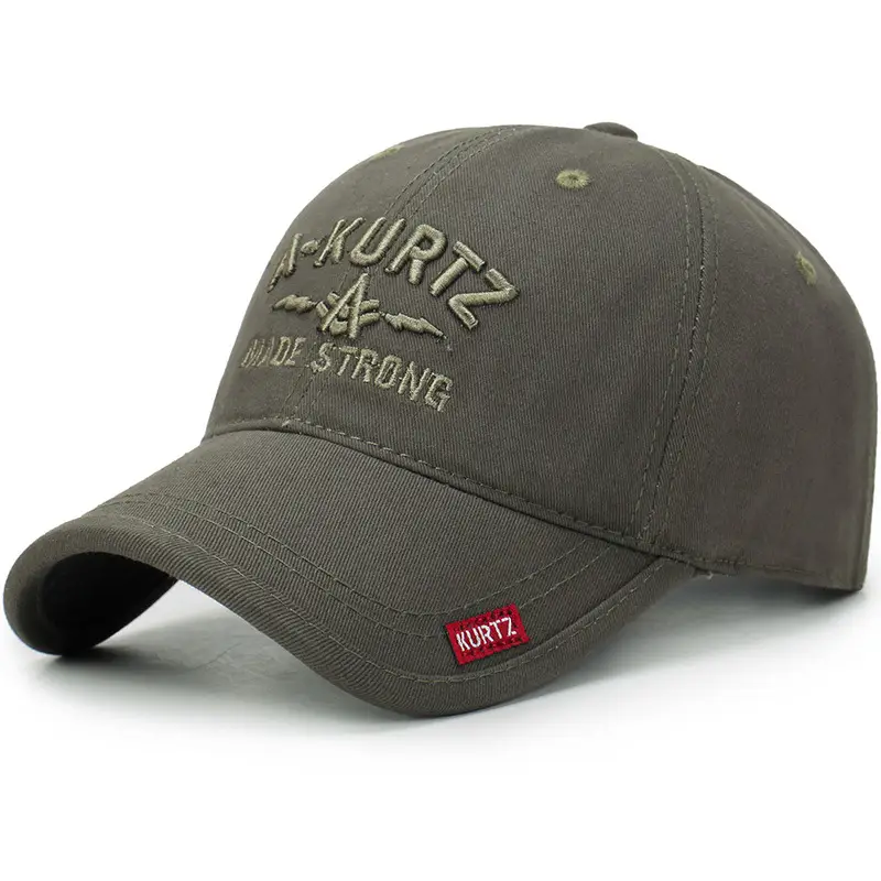 Men's Navy Blue Embroidered Baseball Cap with Brand Patch - Image 8