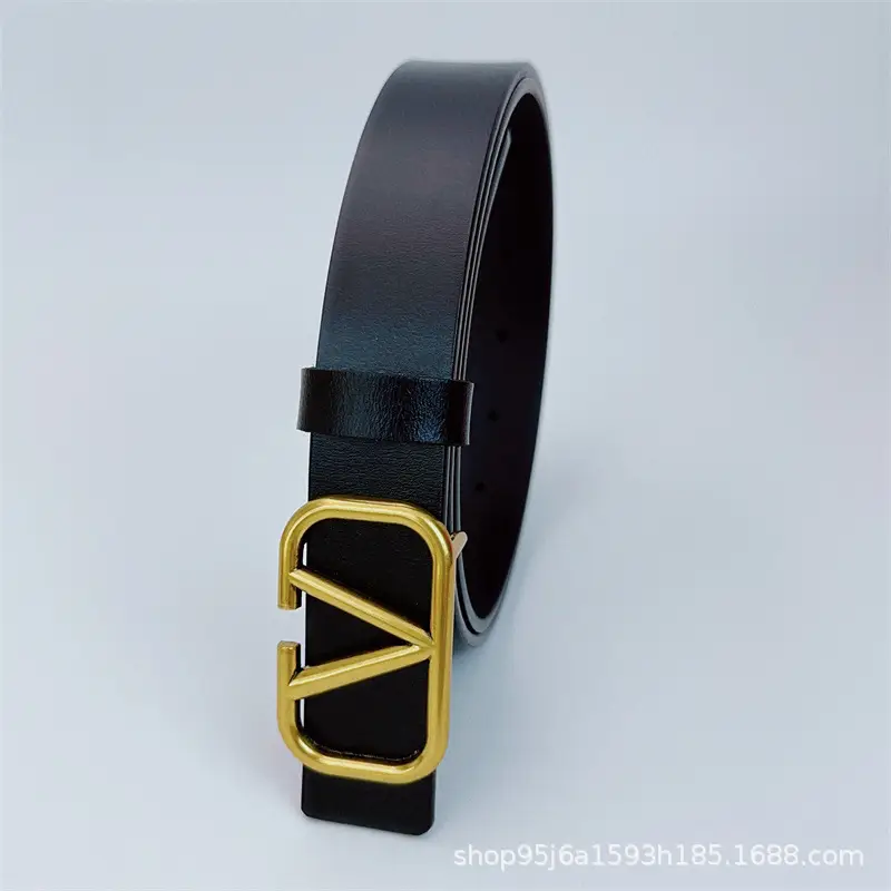 Women V-Buckle Belt 3CM Multi-Color Stylish - Image 3
