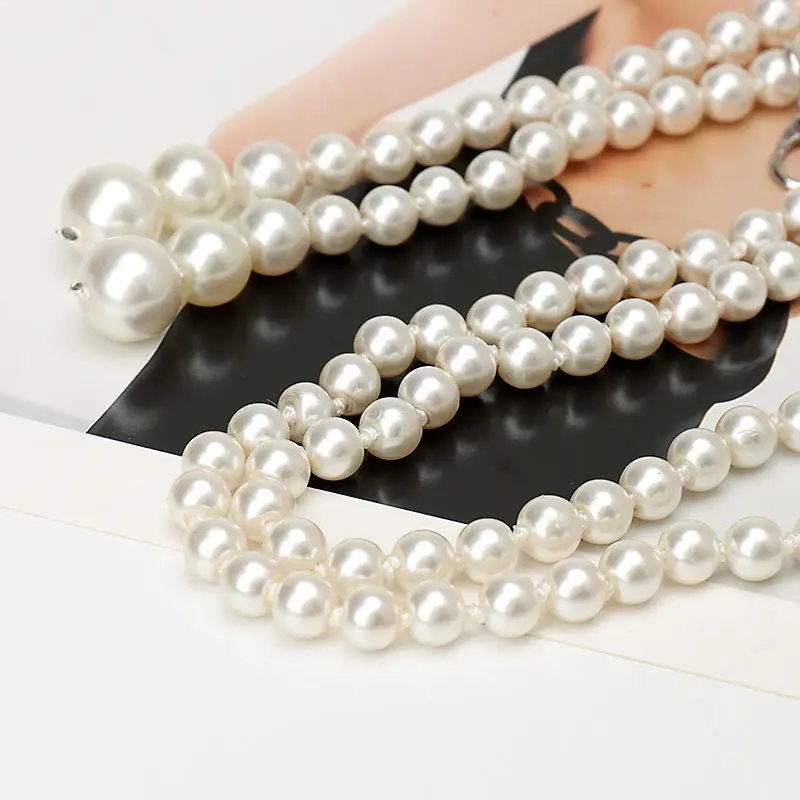 Women Pearl Waist Chain Luxury French Style Dress Belt - Image 3