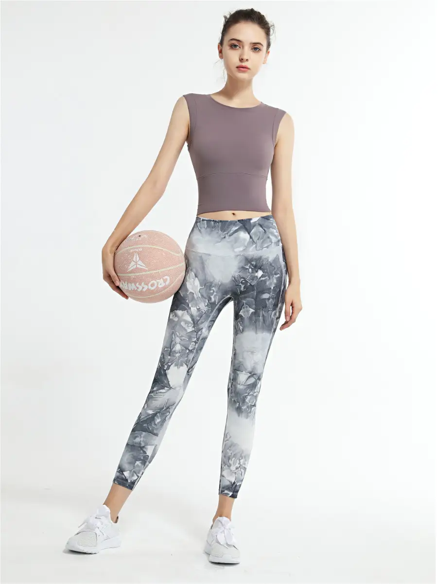 Women's Short Sleeve Sports Vest Summer Yoga Top - Image 4