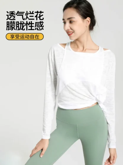 Women Long Sleeve Yoga Jacket