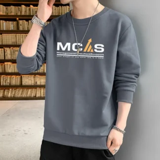 Men's Long Sleeve Casual Sweatshirt White Summer New