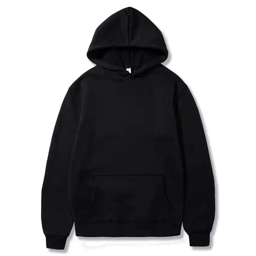 Men Red Fleece Hoodie Winter Plus Size - Image 3